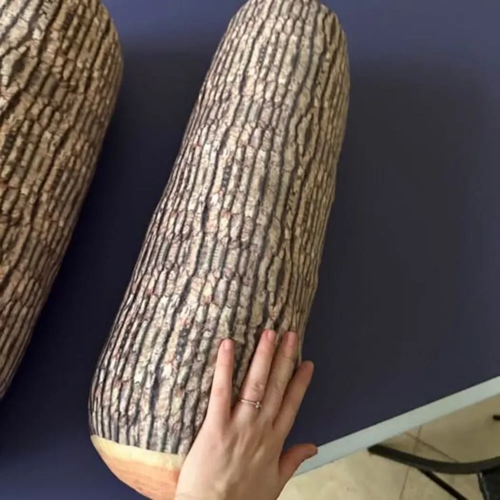 Log Shaped Novelty Pillows - Set of 2